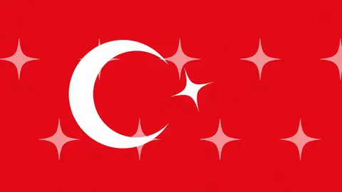 Crescent and Star Flag