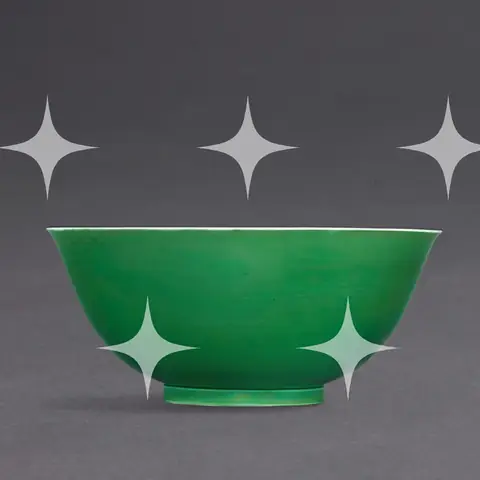 Green Glazed Bowl