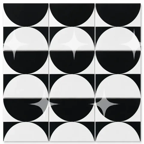 Half-Circle Tile Grid