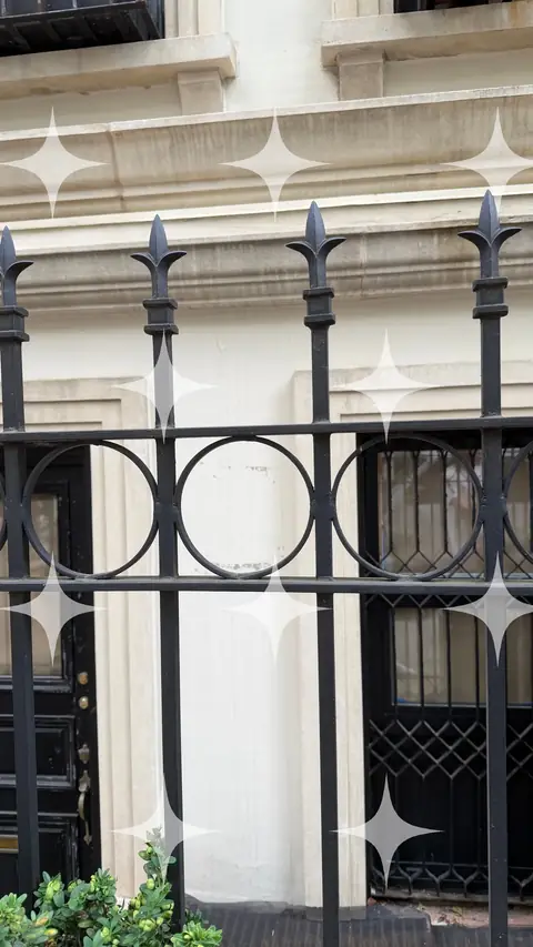 Iron Railing Against Stone