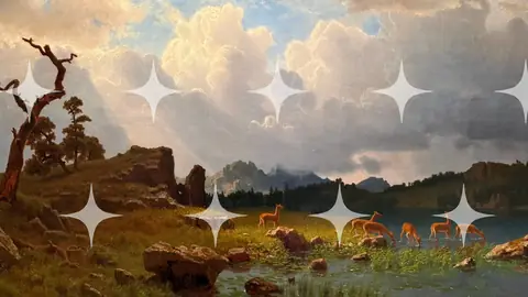 Deer at a Mountain Lake