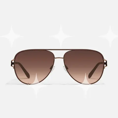 Metal Aviator Sunglasses