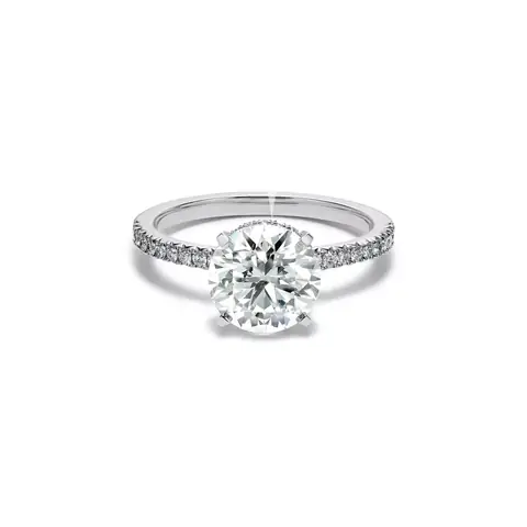 Round Diamond Solitaire Engagement Ring