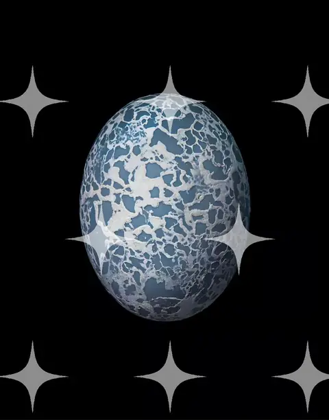 Speckled Blue Egg