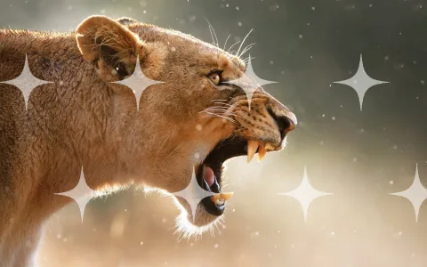 Lioness Roaring