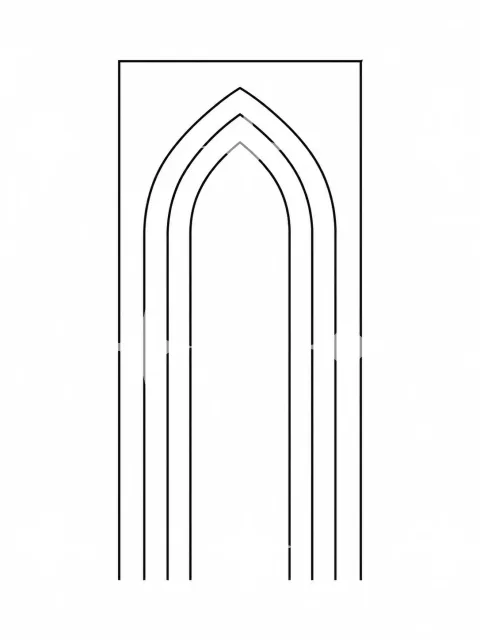Pointed Arch, Profile Study