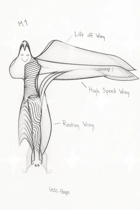 Wing Positions, Annotated Study