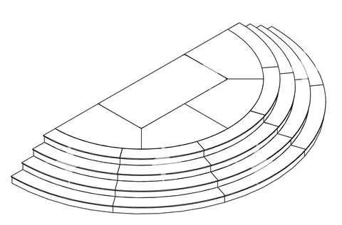 Amphitheatre Seating Diagram