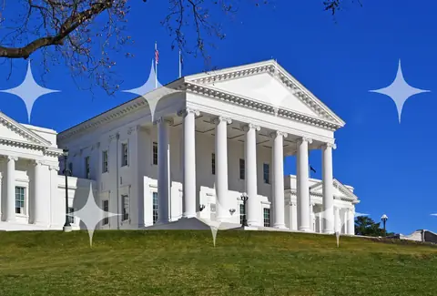 Neoclassical Capitol at Dusk