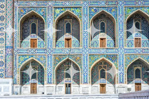 Tiled Madrasa Facade
