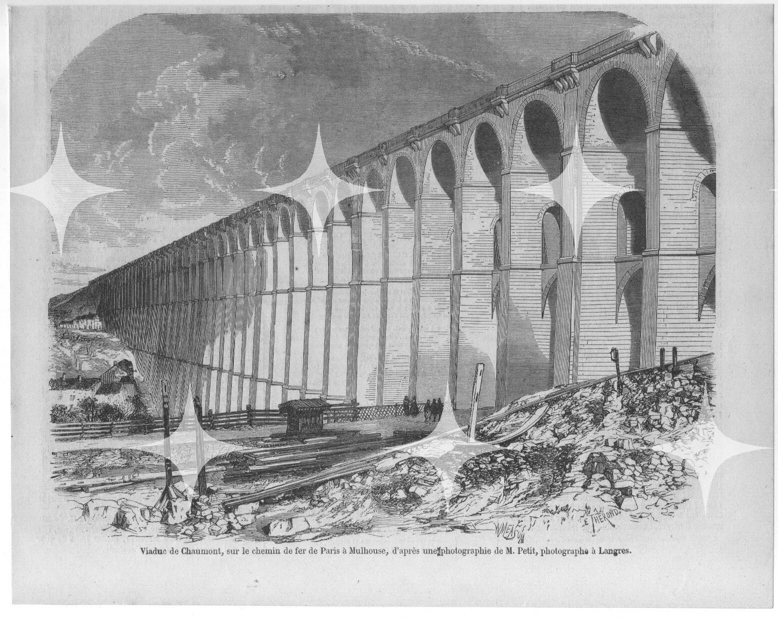 Stone Viaduct in Winter — photo 1