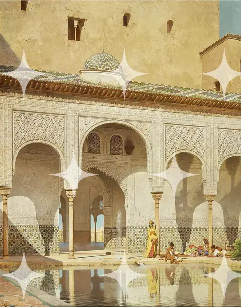 Moorish Courtyard with Pool