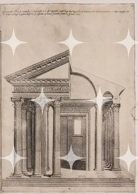 Temple Section with Vault