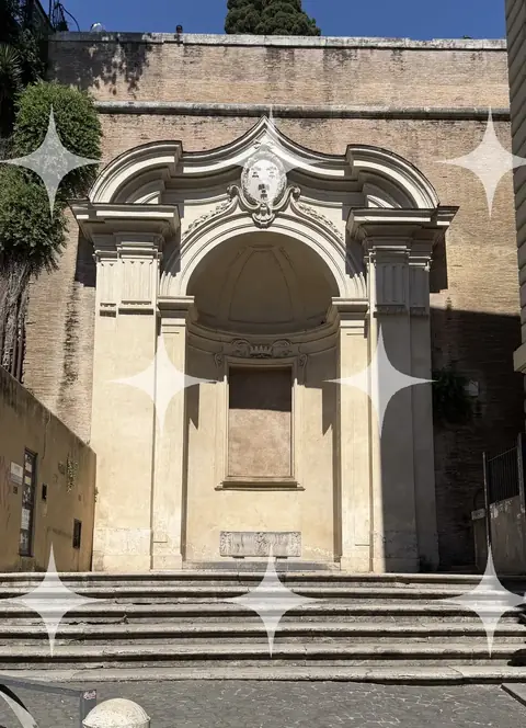 Rusticated Fountain Niche
