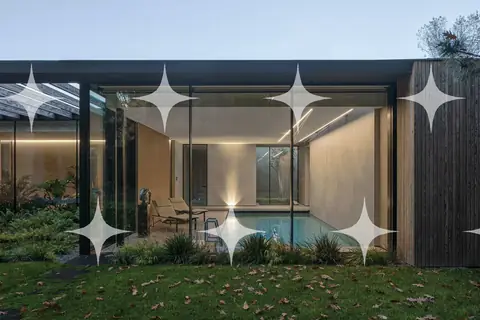 Courtyard Pool at Dusk