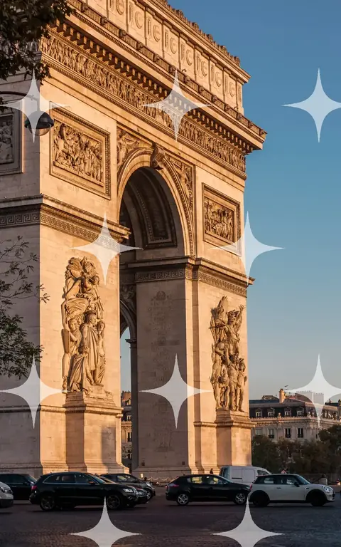 Triumphal Arch in Evening Light