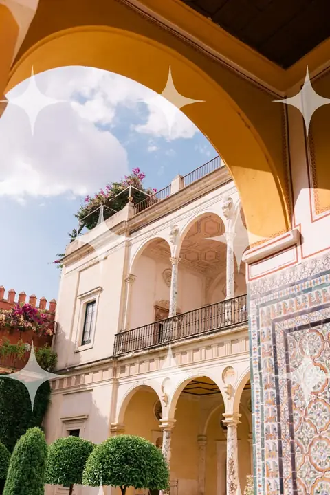 Arcaded Courtyard with Azulejos