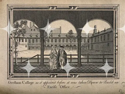 Gresham College Engraving