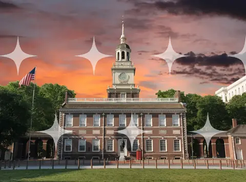 Georgian Hall at Sunset