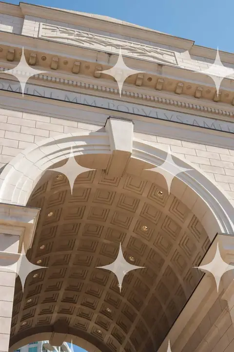 Coffered Arch Soffit