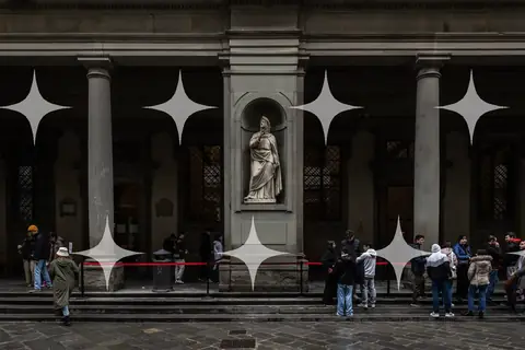Statue in a Loggia Bay