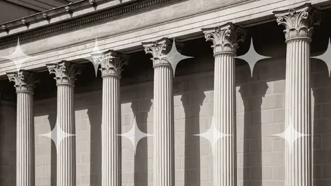 Corinthian Colonnade, Grey Light
