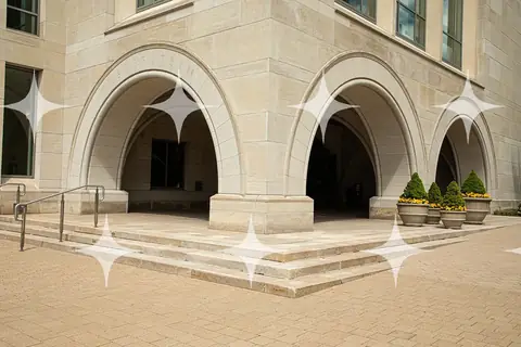 Gothic Arcade Entrance