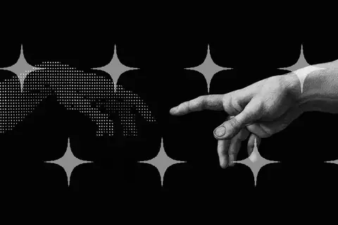 Creation of Adam, Halftone Study Print