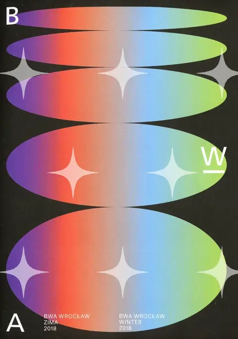Gradient Ellipse Exhibition Poster