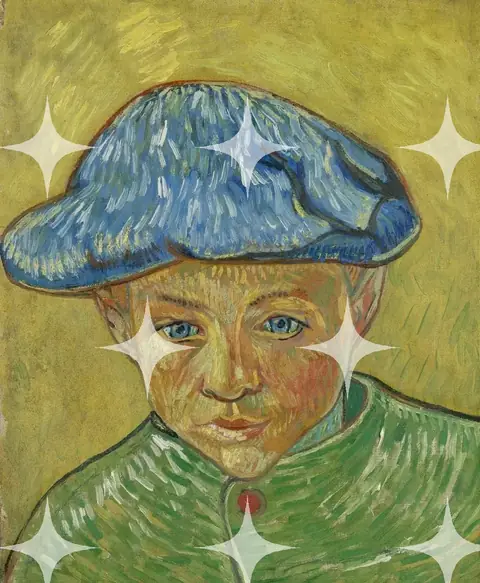 Van Gogh "Portrait of Camille Roulin" Print