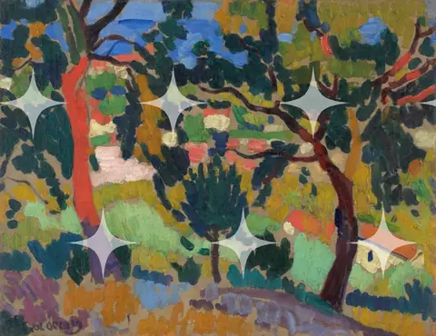 André Derain Fauvist Landscape Print