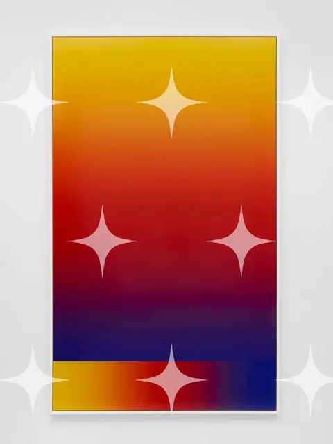 Amber to Violet Gradient Canvas