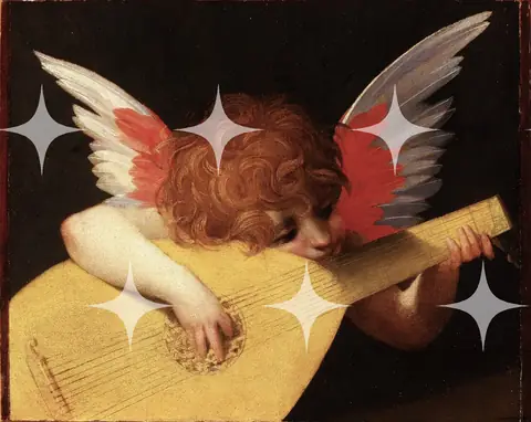 Rosso Fiorentino "Musician Angel" Print