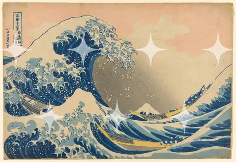 Great Wave Woodblock