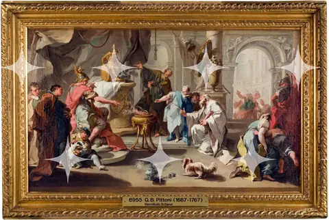 Giovanni Battista Pittoni "Hannibal's Oath" Print