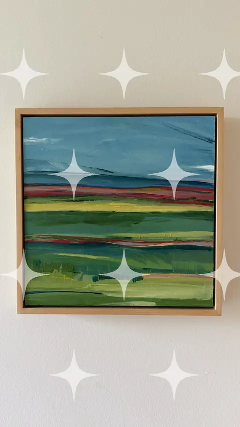 Banded Landscape Canvas