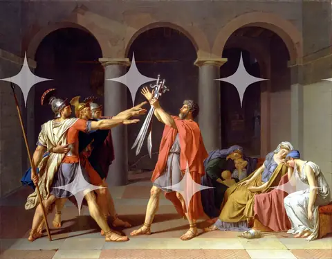 Jacques-Louis David "Oath of the Horatii" Print