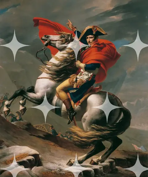 Jacques-Louis David "Napoleon Crossing the Alps" Print