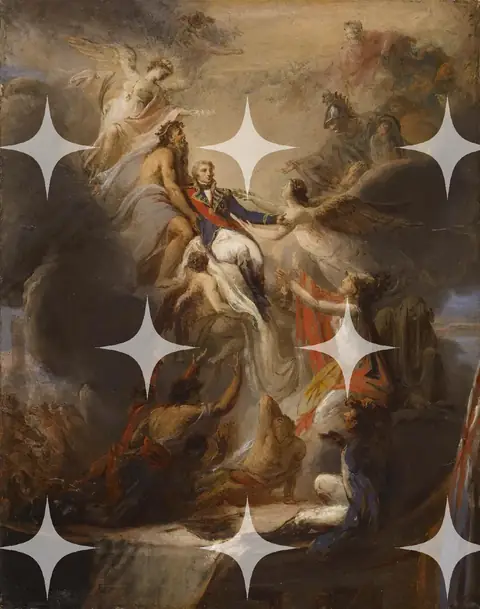 Allegorical Apotheosis of a Naval Hero Print