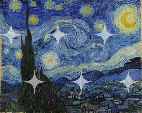 Van Gogh "The Starry Night" Print