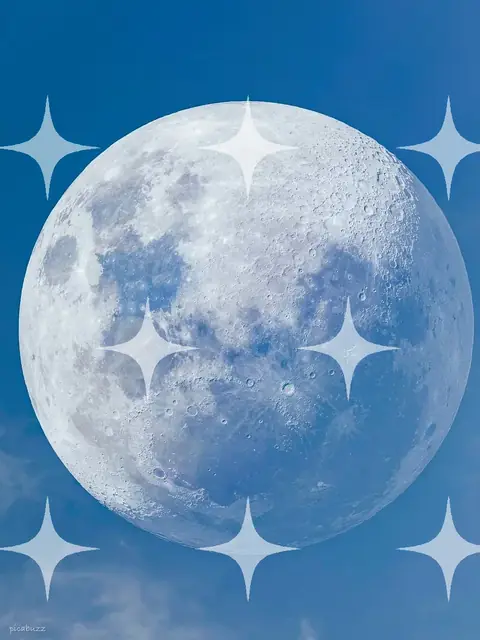 Full Moon in a Daylight Sky