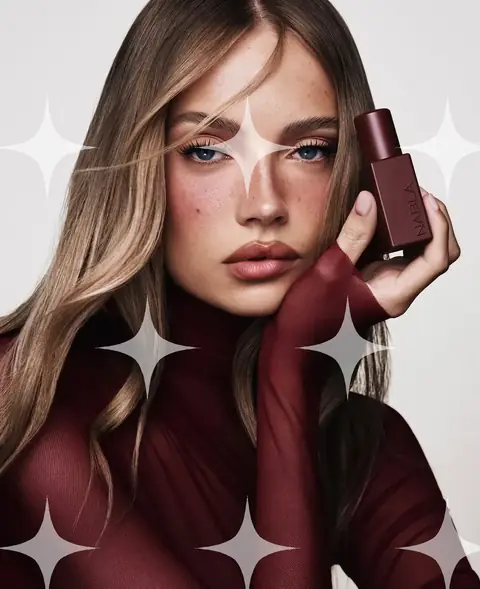 NABLA Cosmetics Liquid Foundation, Burgundy Bottle