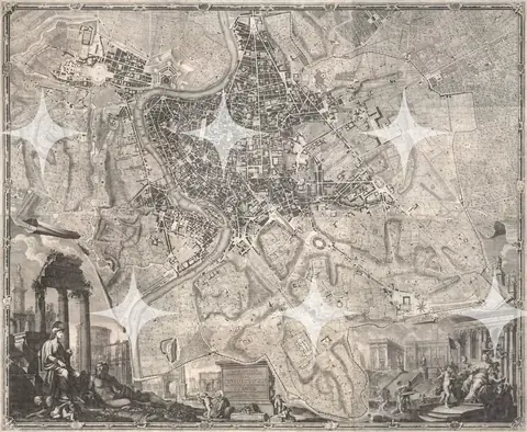 Antique Plan of Rome
