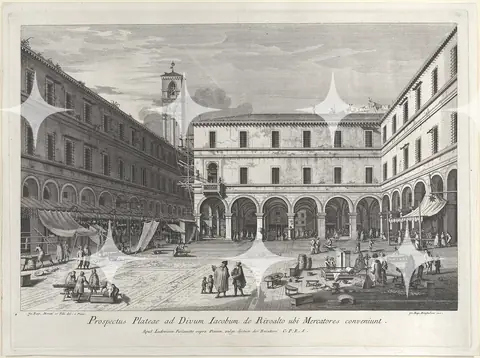 Piazza and Arcades at the Rialto