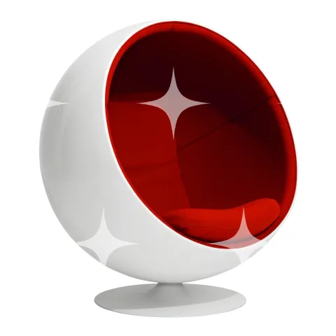 Eero Aarnio Ball Chair, Red