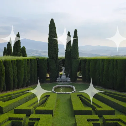 Box Parterre and Cypress Avenue