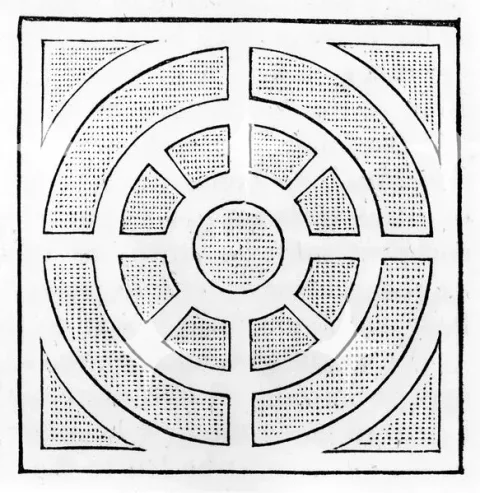 Circular Parterre Plan