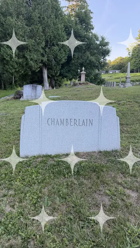 Chamberlain Headstone, Late Light