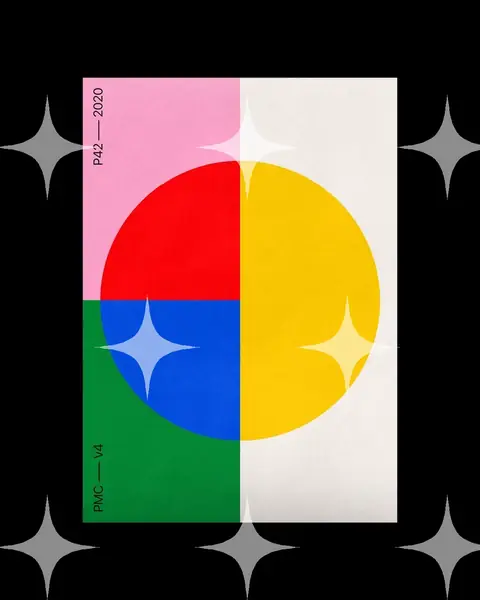 'P42-2020' Geometric Art Print