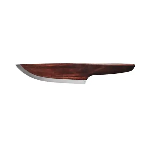 Wood-Handled Kitchen Knife